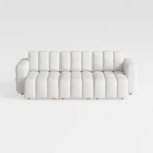 Velvet Couch - Extra Deep Seats, 3 Seater Futon