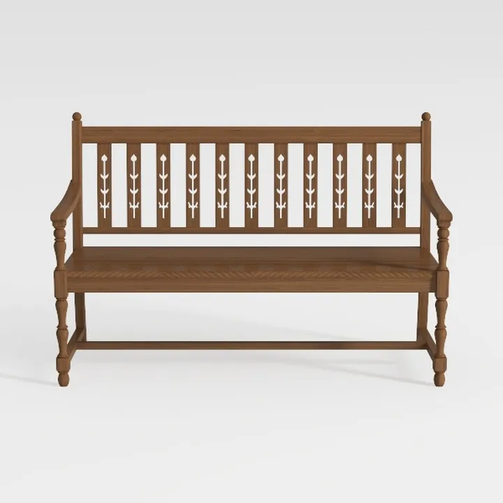Lutyens Teak Bench, Natural, 6'