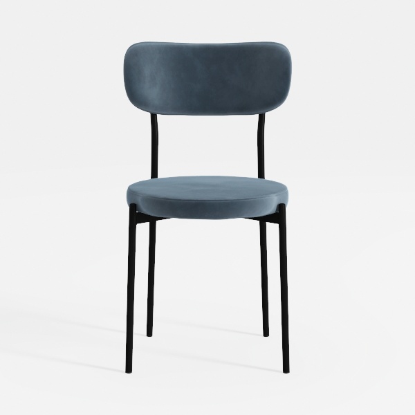 Mediterranean Magic Diner Chair with 2" Box Seat