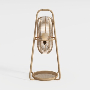 lamp-Glamorous Rattan