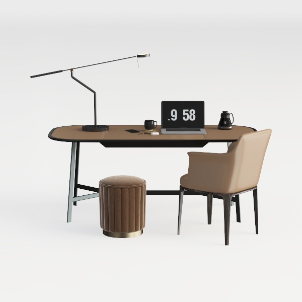 YOWOS Square Computer Desk, 61/47.2 x 23.6 inch Mo