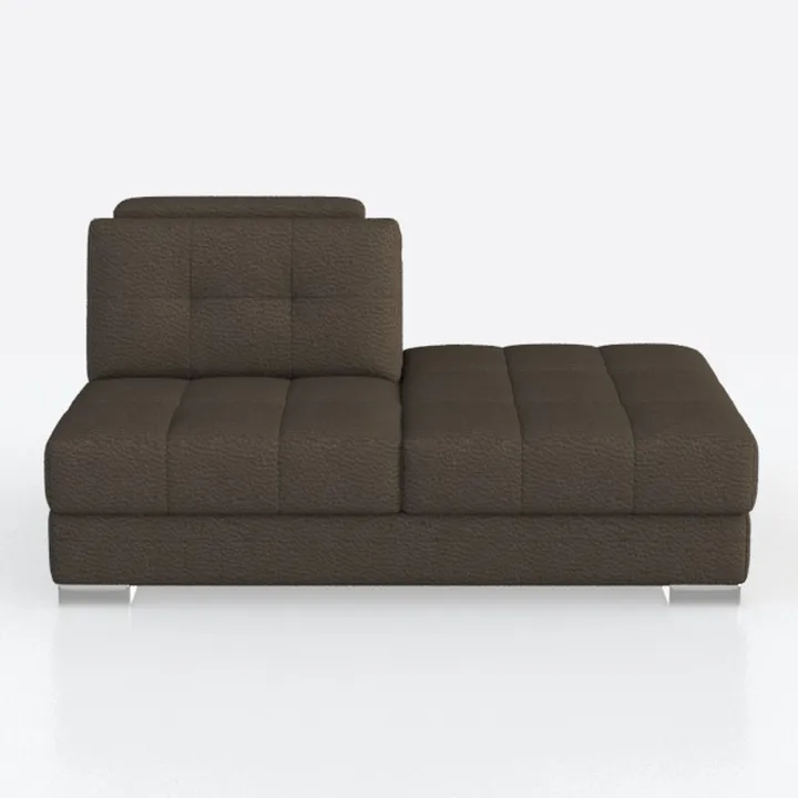 Attractive Chocolate Color 1pc Sofa Bed Fabric 