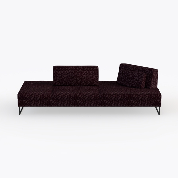 110” Cloud Sectional Couch, Modern Modular Section