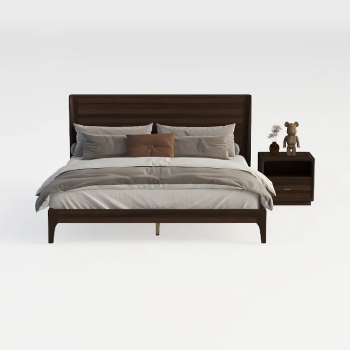 Acme Oberreit Queen Bed in Walnut