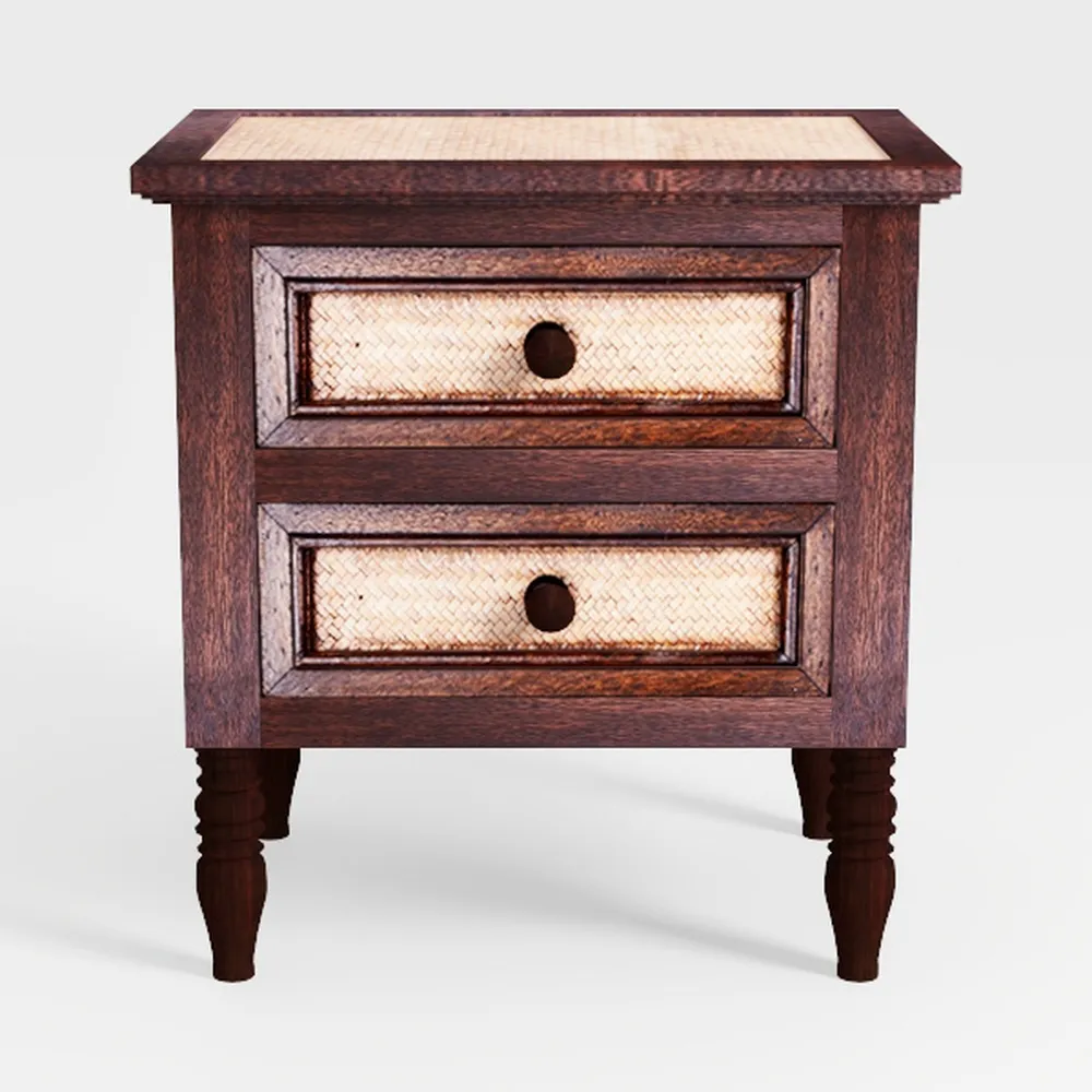 Night Stand Nordic Rural Style Solid Wood Small