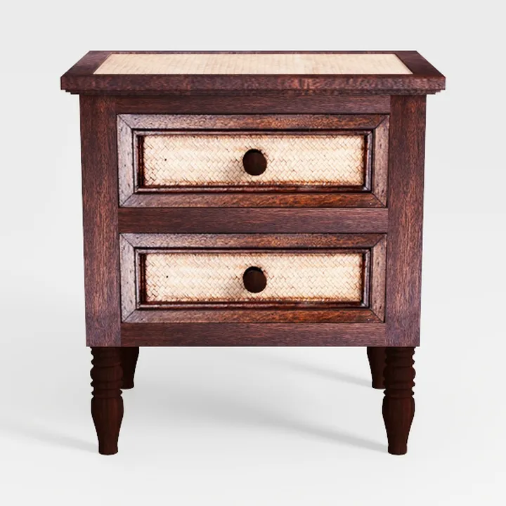Night Stand Nordic Rural Style Solid Wood Small