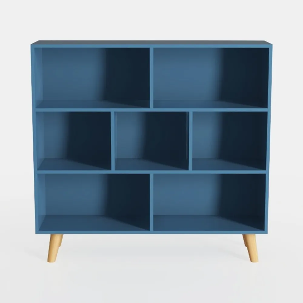 IOTXY Wooden Open Shelf Bookcase - 3-Tier Floor