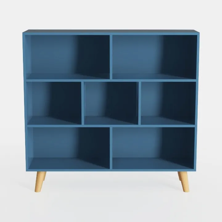 IOTXY Wooden Open Shelf Bookcase - 3-Tier Floor