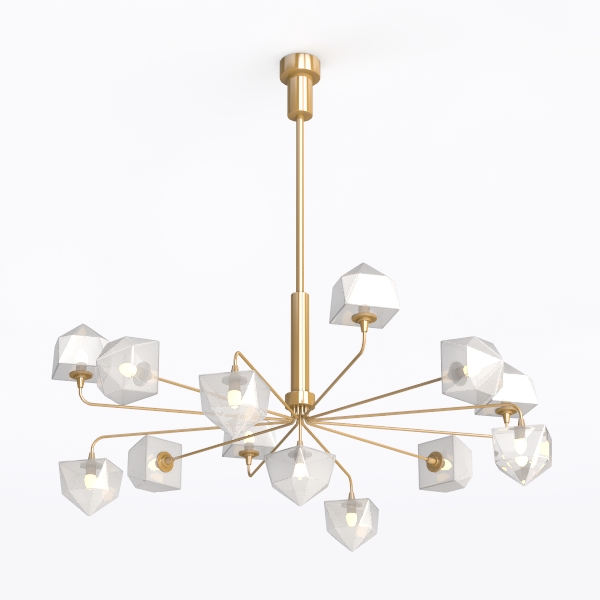 Modern Sputnik Chandeliers Light, 8-Light Gold