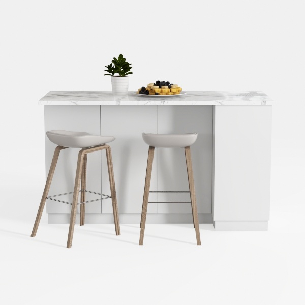 Smythe 24 in Blonde Backless Wood Counter Stool wi