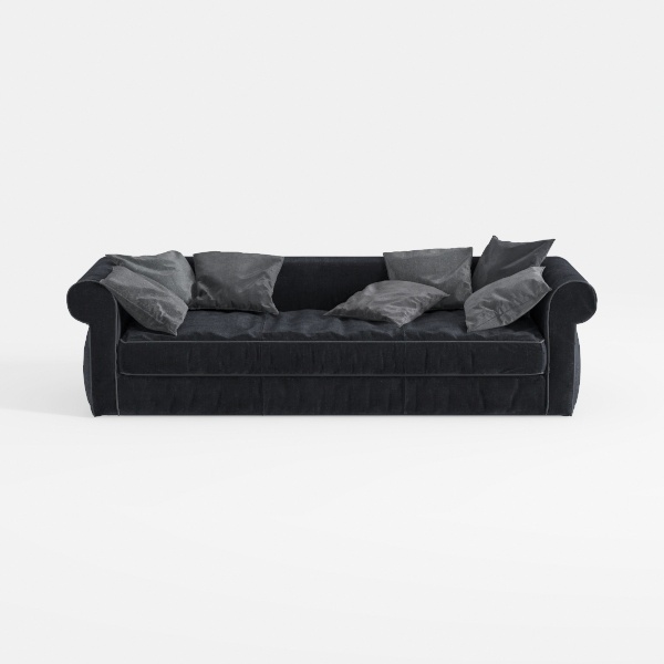 124.8" U Shaped Cloud Couches Sectional for Living
