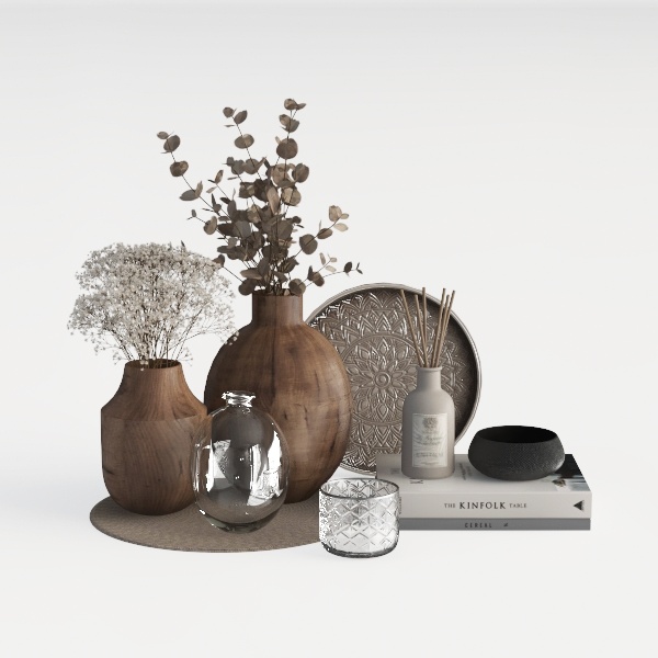 CwlwGO-Ceramic Rustic Bud Vase Sets, Small Boho