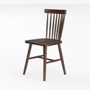 Windsor Dining Chairs Farmhouse Dining Chairs Set Left 45 Degree View
