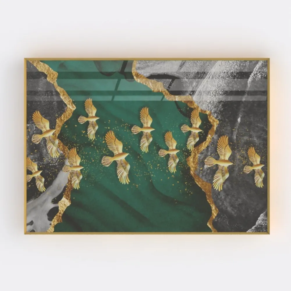 Framed Large Wall Art for Living Room, Running