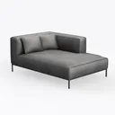 LLappuil Modular Corner Sectional Sofa Couch Stora Left 45 Degree View