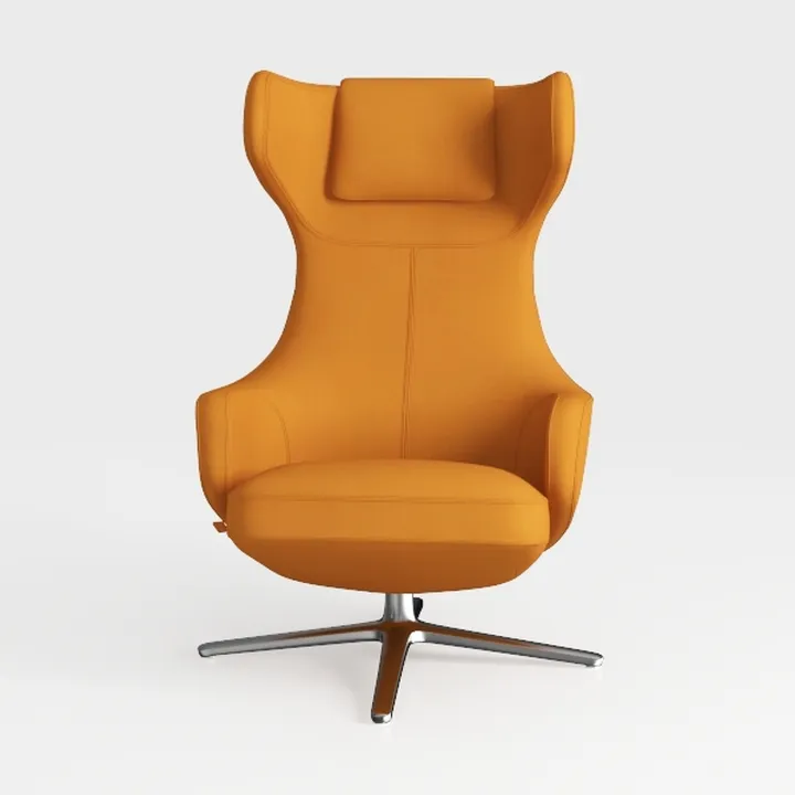 Ergonomic Executive Managerial Office Chair, PU Le