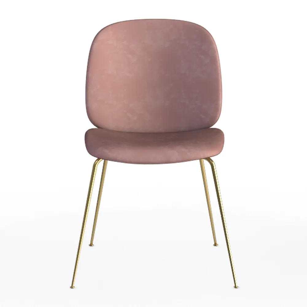 Velvet Dining Chairs, Modern Armless Accent Chair