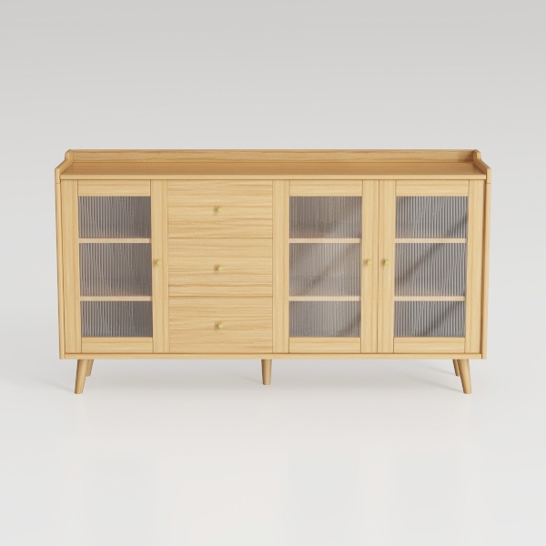 Rattan Sideboard Buffet Cabinet,Storage Buffet