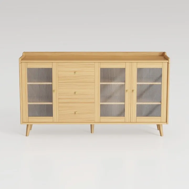 Rattan Sideboard Buffet Cabinet,Storage Buffet
