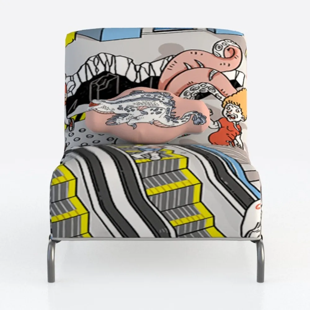 2 Pack Backpack Beach Chairs with Canopy Headrest