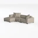 Sectional Sofa,Cloud Sectional Sofa Couch Left 45 Degree View