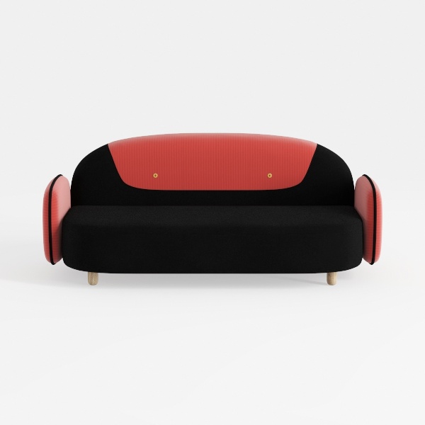 Modern Faux Leather Sofa Set Ergonomic Accent