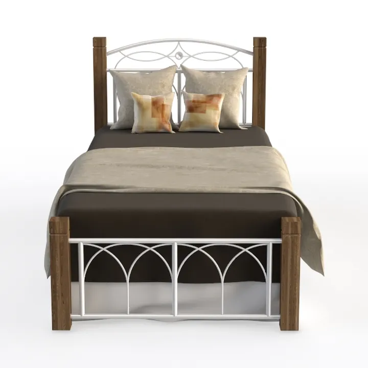 Sydney Queen Bed Antique Brushed Gold
