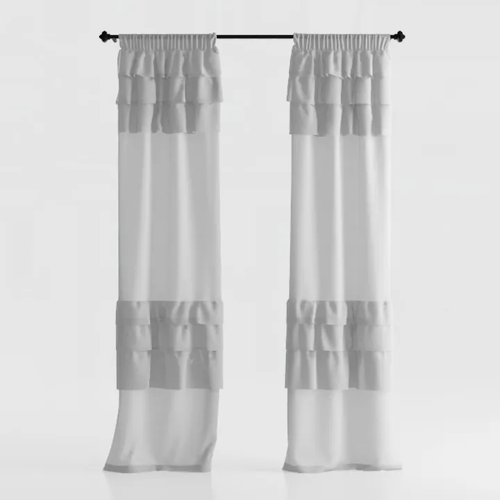 MYSKY HOME Linen Curtains for Living Room, Natural
