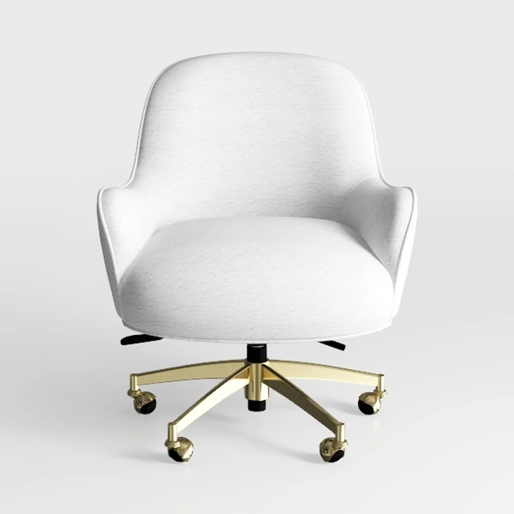 Home Office Chair Swivel Velvet Desk Chair Accent