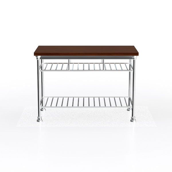 Gun Metal Kitchen Island