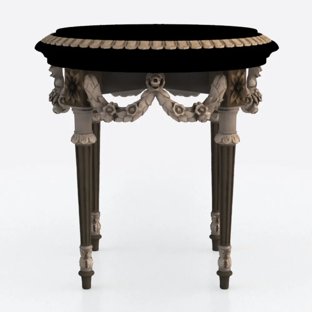 ovios Outdoor Side Table with Tempered Glass Top