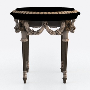 ovios Outdoor Side Table with Tempered Glass Top