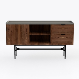 SUPERJARE TV Stand for 55 Inch TV, Entertainment 