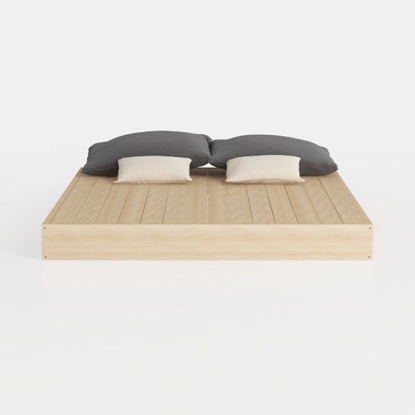 ZINUS Julia Wood Platform Bed Frame, Solid Wood Fo