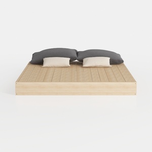 ZINUS Julia Wood Platform Bed Frame, Solid Wood Fo