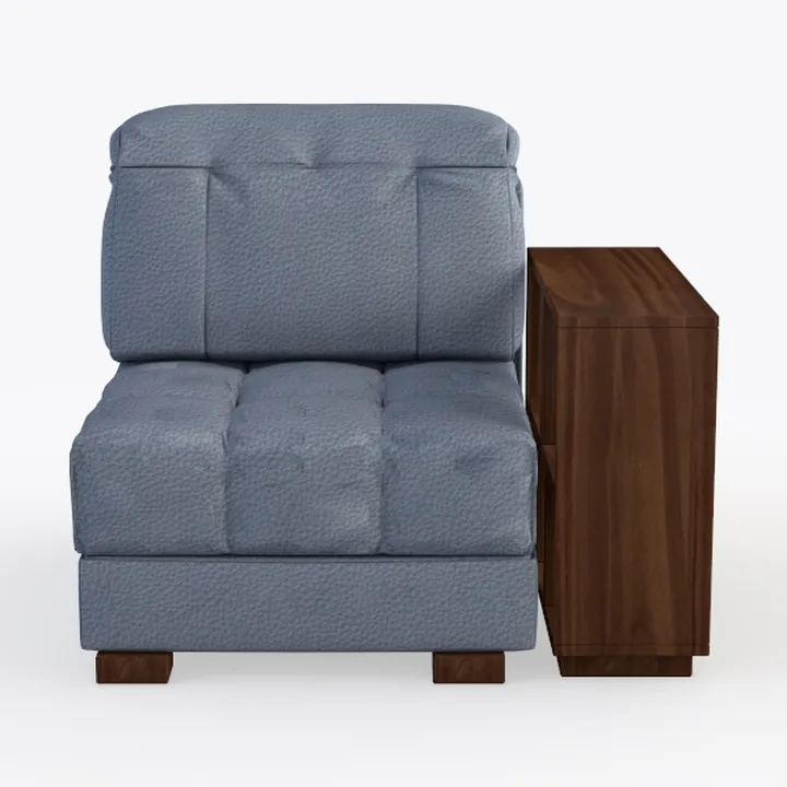 L Lengend Vansen Armless Chair Module for Modular 