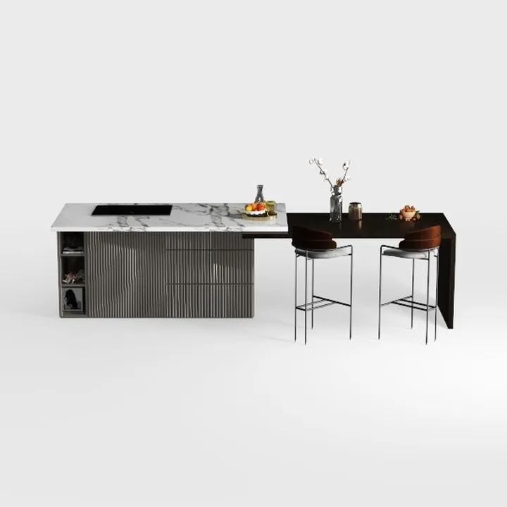 Generico Elegante Set di Tavolo e sedie da Bar - Robusto Mobile da Pranzo con Struttura in Metallo per Cucina, Soggiorno e Sala da Pranzo - Tavolo da Bar Compatto con sedie (47,5 x 20 x 41,5 Pollici)
