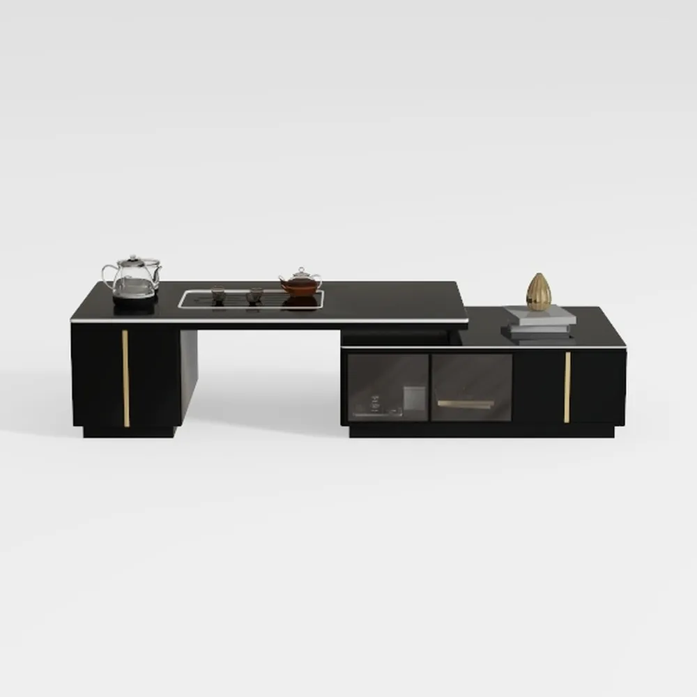 YESHOMY Modern LED TV Stand for Televisions up