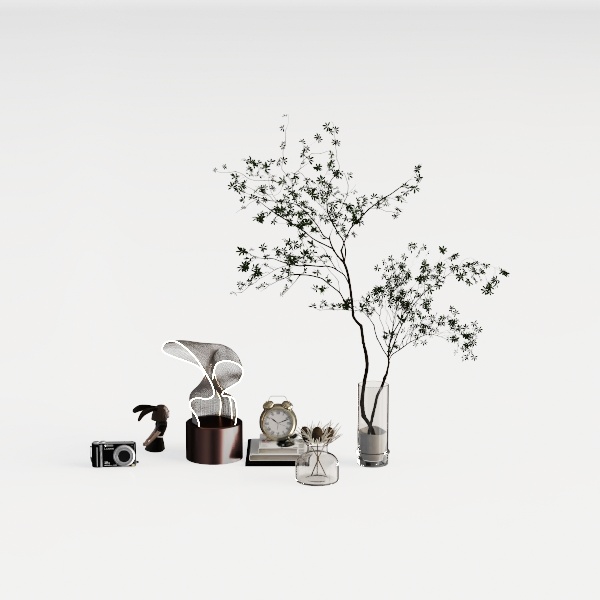 7.2 ft White Artificial Cherry Blossom Tree for