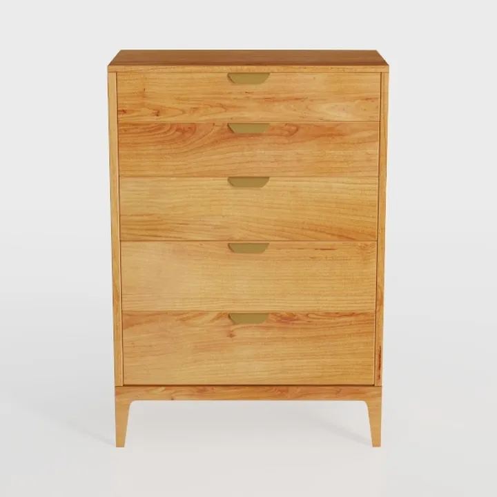 Walker Edison Sloane 3-Drawer Groove Handle Solid 