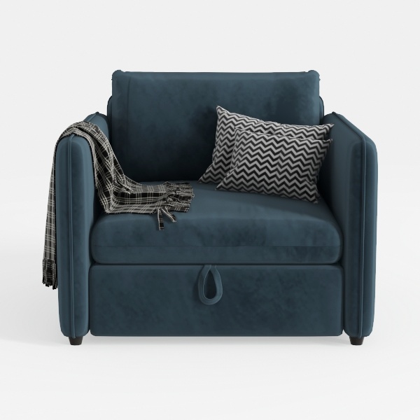 Luxurious 33 Inch Green Swivel Chair - Perfect for