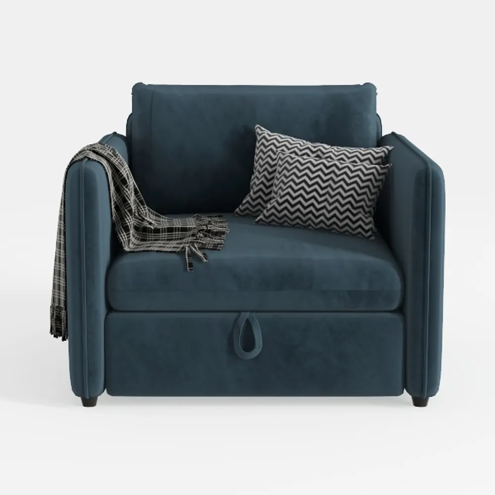 Luxurious 33 Inch Green Swivel Chair - Perfect for