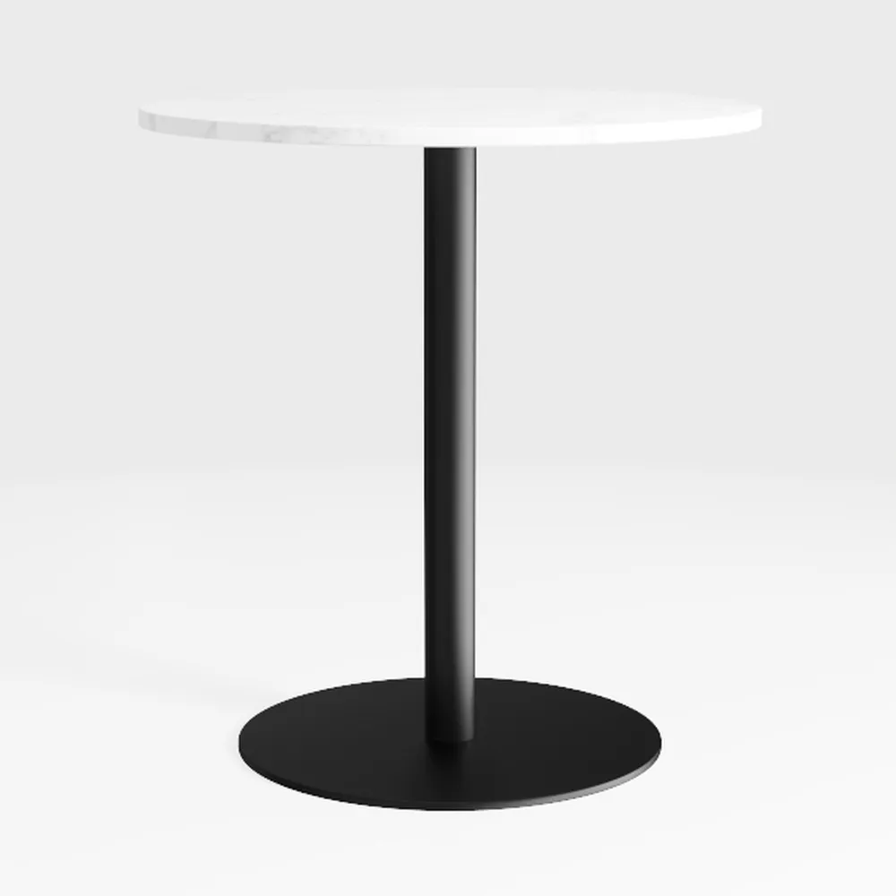 Drink Tables for Small Spaces Pedestal Side Table 