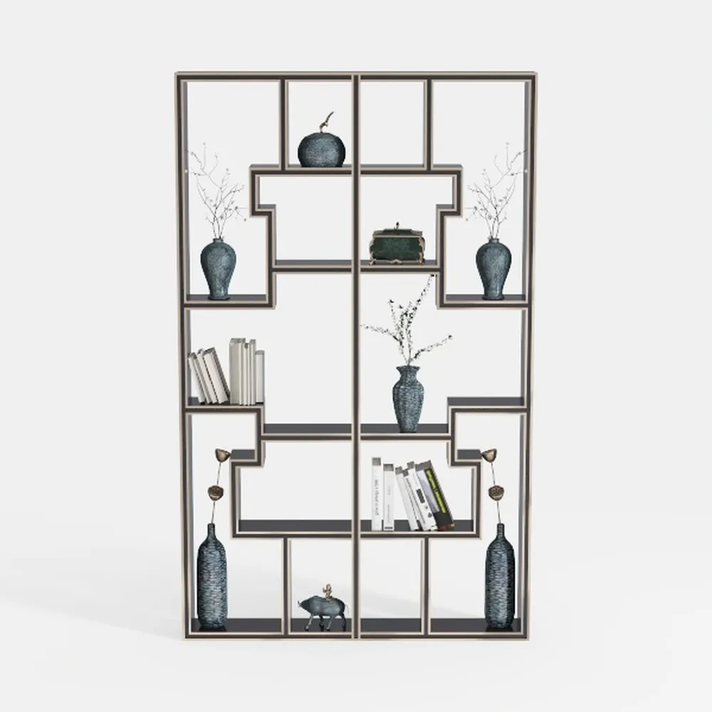 GarveeHome Triple Column 5-Tier Bookshelf,Bookcase