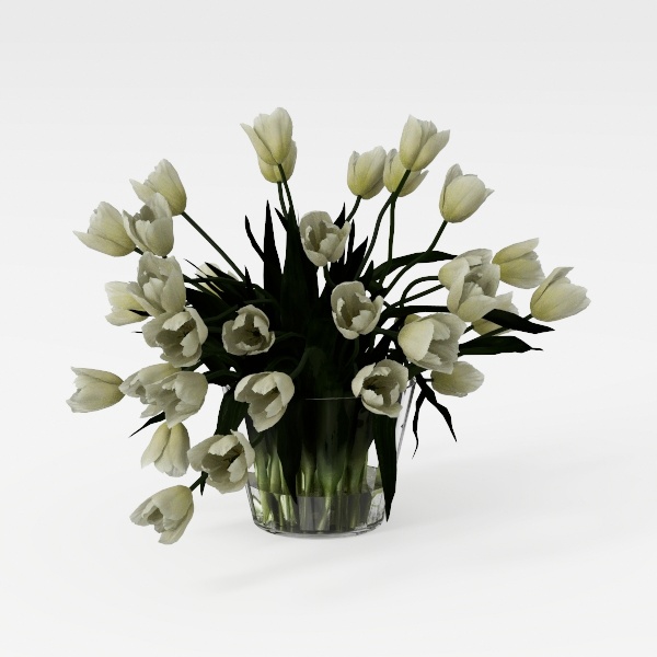 Briful Orchid Artificial Flowers 15in White Fake