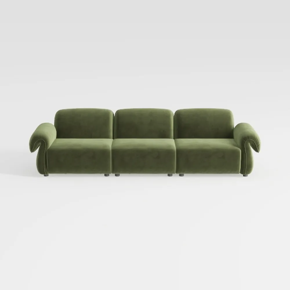 79'' Convertible Sofa Bed, Modular Couch Bed for