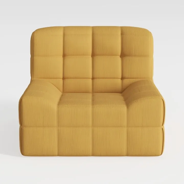 Artdeco Home 40" W Convertible Futon Chair with Ma