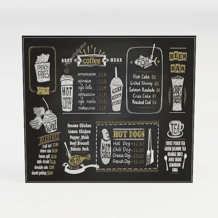 café signboard