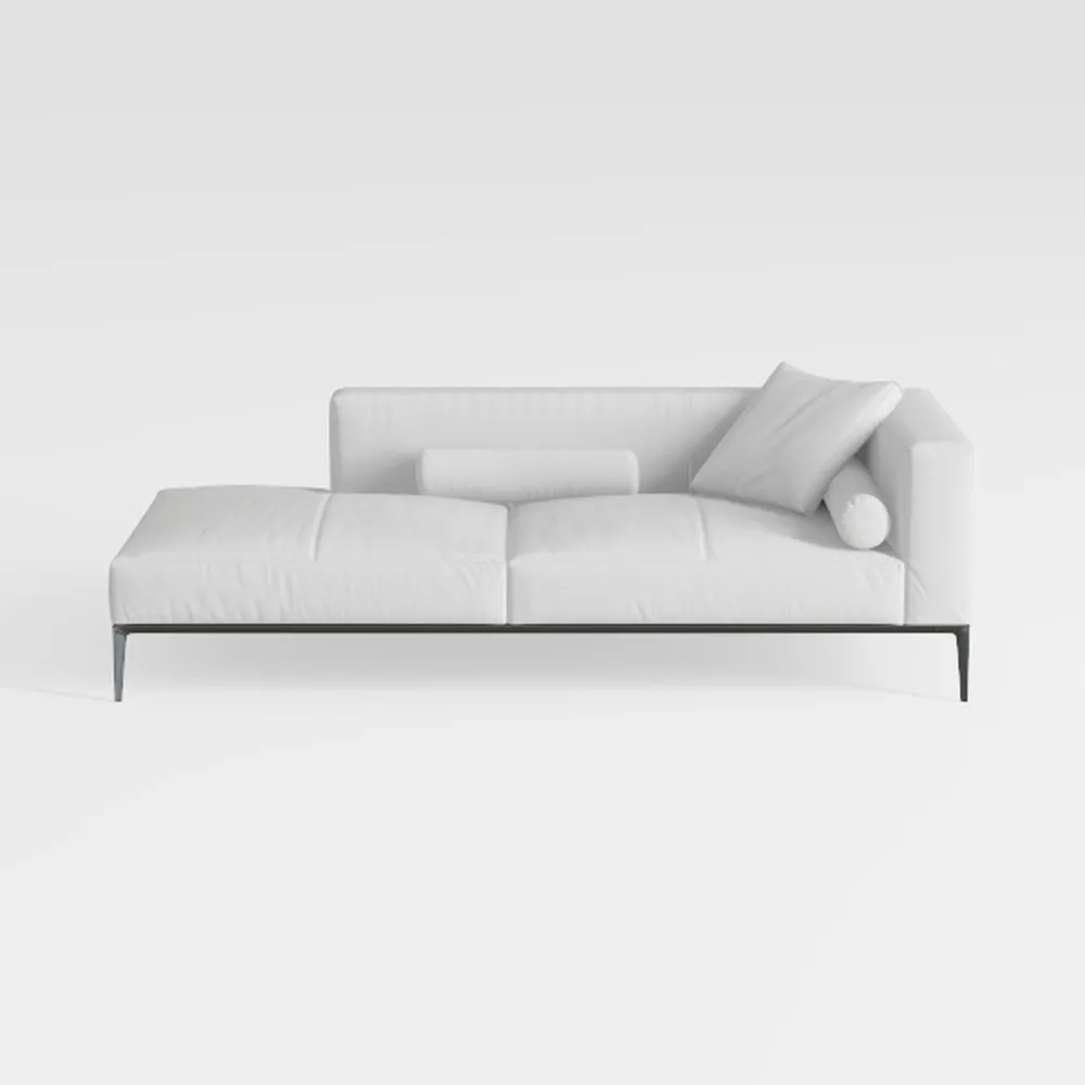 Meibamake L Shaped Sofa Sectional Couch Genuine Le