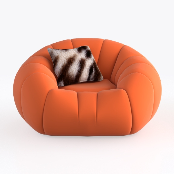 Sdorens Bubble Couch, Curved Loveseat Sofa, Memory